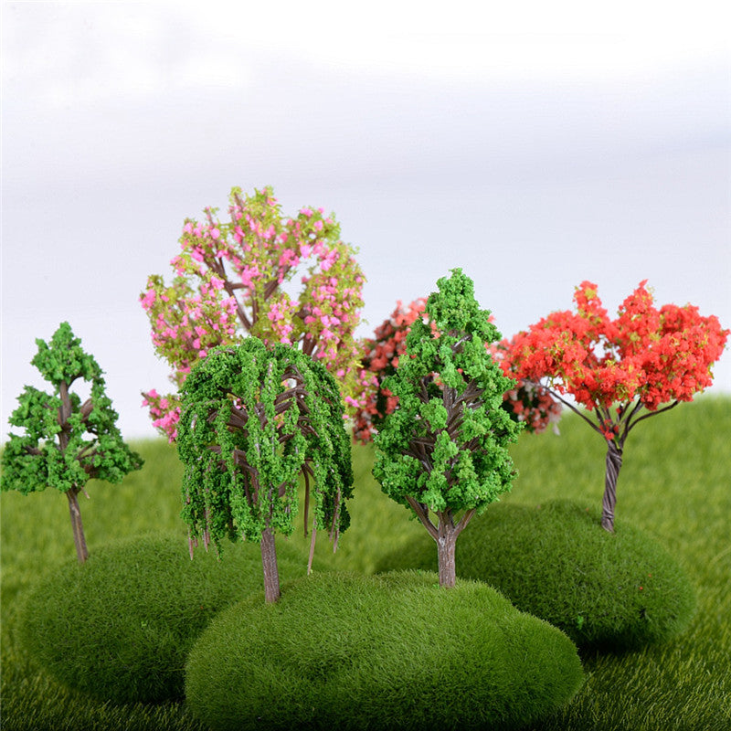 Mini Tree Fairy Garden Decorations Micro Landscape