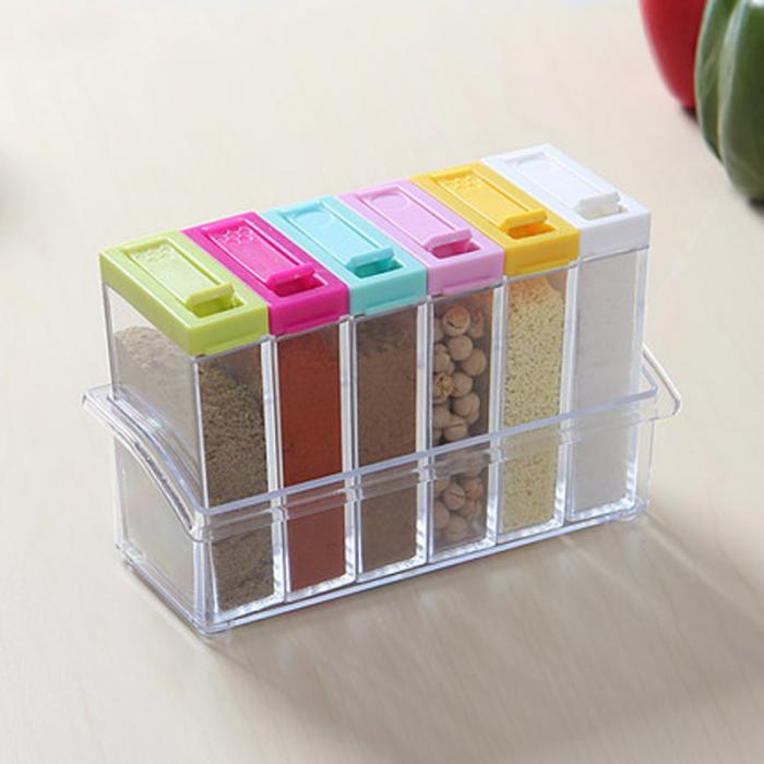 Transparent Spice Jar Box
