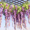 Artificial Silk Wisteria Flower Hanging Vine Plants