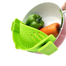 Flexible Clip-on Silicone Strainer