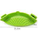 Flexible Clip-on Silicone Strainer