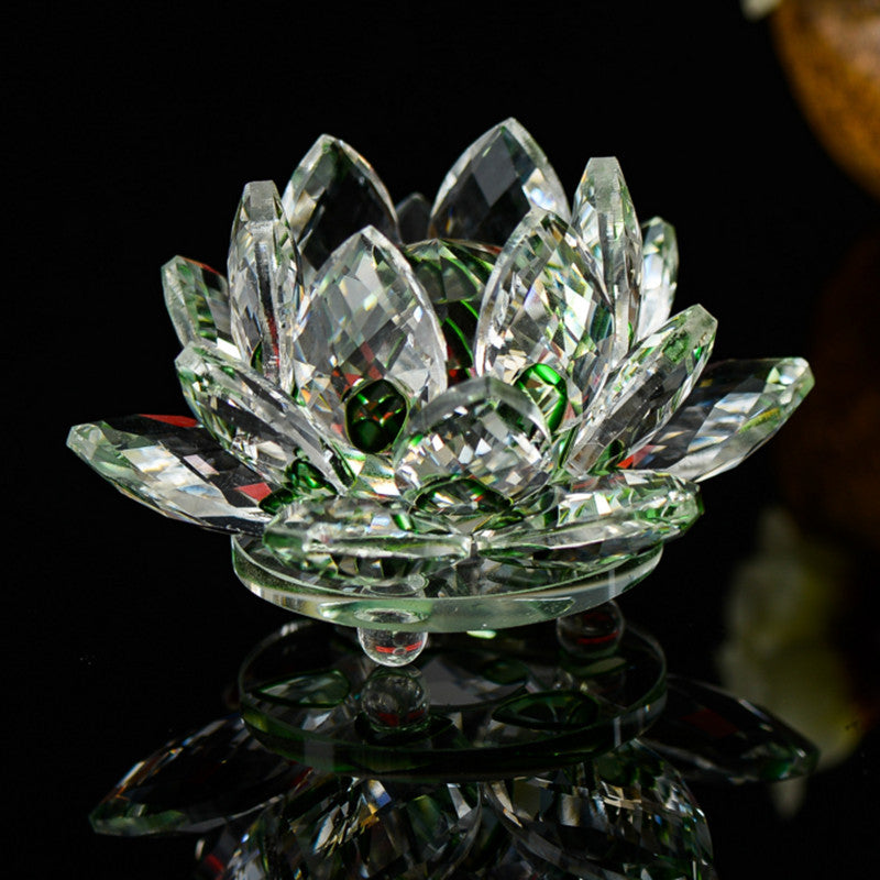 Crystal Lotus Crafts Glass Flower