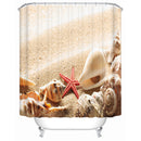 Starfish on The Beach Shower Curtains